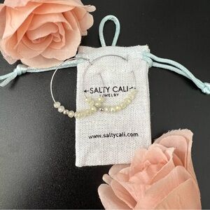 Salty Cali Beaded Hoop Earrings